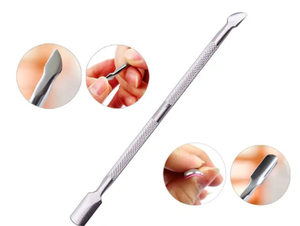 Hot Selling Double Ended Curved Stainless Steel Nail Cuticle Pusher Wide Jaw Opening for Finger Manicure-Professional ANAAIF - Product Image 6