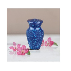 Urna de Metal de latón esmaltado de alta calidad para cenizas, suministros funerarios, Token de cremación personalizado, urnas - Product Image 3