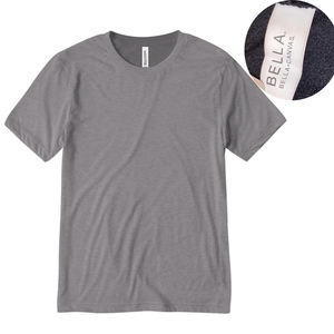 T-shirts unisexes en trois mélanges 50% coton/25% polyester/25% rayonne T-shirts en gros - Product Image 4