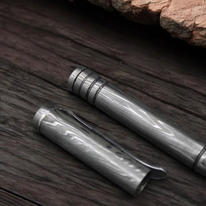 Bolígrafo de Acero de Damasco Personalizado con Varios Materiales, Bolígrafo de Acero de Damasco de Alta Calidad con Logotipo y Color Personalizados para Oficina - Product Image 5