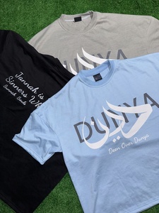 เสื้อยืดโอเวอร์ไซส์สั่งทำพิเศษ 100% สำหรับผู้ชาย ผ้าคอตตอนหนานุ่ม พิมพ์ลายกราฟิก สกรีนโลโก้ สตรีทแวร์ แบรนด์ส่วนตัว รับผลิตแบบ OEM ODM - Product Image 4