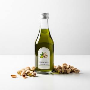 Huile de pistache comestible pressée à froid de qualité supérieure pour une cuisine gastronomique et des recettes saines au goût de noisette lisse et propre - Product Image 3
