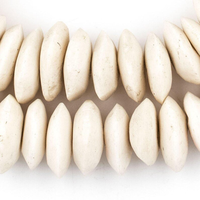 Perles en os naturel AZ ENTERPRISES en gros pour la fabrication de bijoux, colliers, bracelets, chapelets, artisanat DIY, modèle sculpté à la main et poli