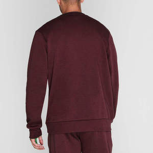 Sudadera de Algodón Lisa con Cuello Redondo Extra Grande para Hombre, con Logotipo Personalizado, Sudadera de Otoño Invierno sin Capucha para Hombre - Product Image 5