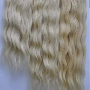 Цвет 613, светлые индийские необработанные волосы