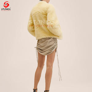 2023 estilo elegante personalizado mujer abrigo de piel sintética nueva llegada abrigo de piel natural y chaqueta para damas - Product Image 3