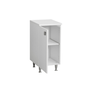 Mobile Base Cucina Moderno 40x50x87 cm in Legno Massello e Acciaio Inossidabile con Finitura Verniciata per Villa - Product Image 4