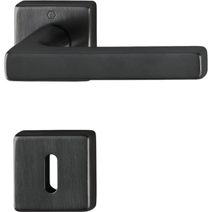Juego de Rosetas de Latón para Puertas Interiores (F96-1-R Cuadrado BB DIN Izquierda/Derecha D/D HOPPE) - Product Image 1