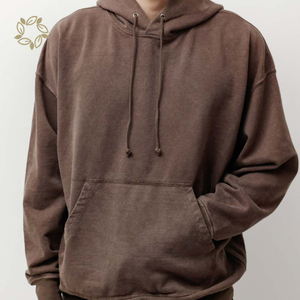 Sweats à capuche en chanvre pour hommes Pull à capuche en coton bio Durable Mens Streetwear Pull Fleece Hoodies pour hommes - Product Image 3
