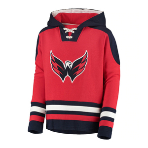 Maillots de hockey réversibles brodés sur mesure pour hommes, rayures sublimées avec logo d'équipe en sergé pour le hockey sur glace - Product Image 2