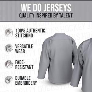 Meilleures ventes Maillot de hockey sur glace Sublimation 100% Polyester Maillot de hockey sur glace Hockey Pro - Product Image 5