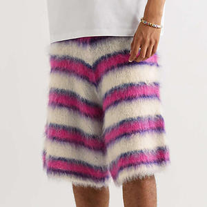 Pantalones cortos de mohair con cordón de gran tamaño hechos a medida para hombre - Product Image 2