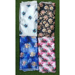 Tela Estampada de Satén Malai de Alta Calidad, Material Ligero y Suave para Diseño de Moda, Kurtis, Vestidos de Estilo Occidental y Manualidades - Product Image 4