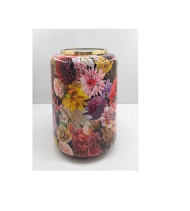 Haute conception moderne métal fleur vase décalcomanie émail fini pour salon maison décor de table à la main personnalisé - Product Image 6