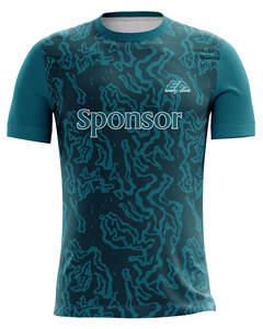 เสื้อฟุตบอลโพลีเอสเตอร์100% สั่งทำโลโก้ได้ผ้านุ่มชื่อเลขเสื้อสโมสรสไตล์ท็อปสำหรับผู้ใหญ่ - Product Image 1