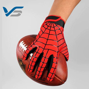 Gants récepteurs personnalisés de haute qualité Football américain Impression par sublimation haut de gamme en cuir Latex Service de gants de sport OEM - Product Image 5