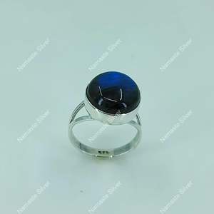 925 Sterling Silver Boho Style <b>Labradorite</b> <b>Ring</b> Handmade Statement Promise Jewelry Natural Gemstone Fine Fashion Birthstone Gift - Product Image 6