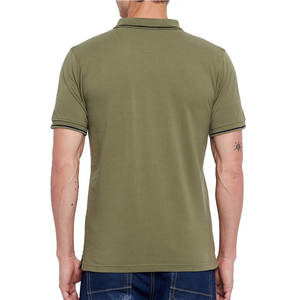 Polo de manga corta para hombre, camiseta informal de algodón con logotipo personalizado, camiseta Polo de fábrica al por mayor - Product Image 3