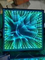 50x50cm magnétique étoilé Starlit & Abyss effet LED piste de danse carrelage scène sol éclairage contrôle sans fil