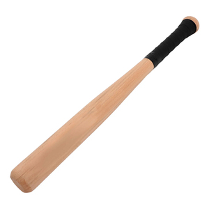 Bate de béisbol portátil de nalgas sólido profesional de 54cm, bate de entrenamiento de estudiantes de madera maciza con correa, palo de madera de larga duración - Product Image 2