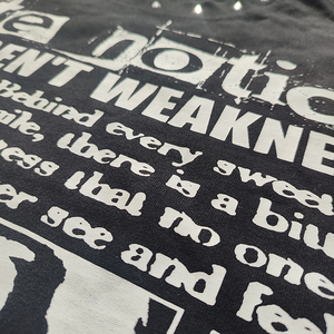 Custom Cotton T Shirt For <b>Men</b> Boxy <b>Cropped</b> Fit Double Layer Long Sleeve With Embroidery Patch And Rhinestone Applique Design - Product Image 5