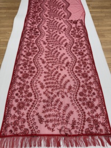 Bollywood Designer Dernière Tendance Filet Papillon De Qualité Lourde Avec Paillettes Broderie Travail Saree Indien Exportateur Et Fourniture - Product Image 5