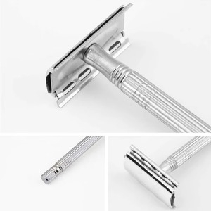 Maquinilla de Afeitar de Doble Filo de Alta Calidad, Acero Inoxidable, Herramienta de Afeitado Profesional, Maquinilla de Afeitar Duradera para Hombres, Extensiones de Cabello - Product Image 2