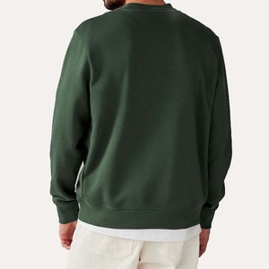 Sweat-shirt à col rond surdimensionné en coton uni lavé à l'acide de haute qualité pour hommes Nouveau design Logo personnalisé Vente en gros Sweats à capuche et sweat-shirts - Product Image 2