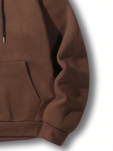 Haute qualité 500 GSM coton épais poids lourd sweats à capuche surdimensionnés unisexe Logo personnalisé grande taille sweats à capuche pour hommes - Product Image 6
