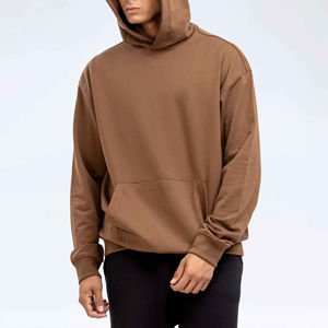 Sweat à capuche d'hiver pour homme avec logo personnalisé, 100% coton molleton, impression numérique, commande en gros, fabricant - Product Image 4