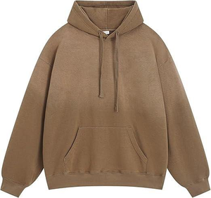 2025 Último diseño Sudadera con capucha con cremallera Ropa de lavado cómodo para hombres Buena calidad Teñido liso Moda Digital Sudadera con capucha al por mayor - Product Image 1