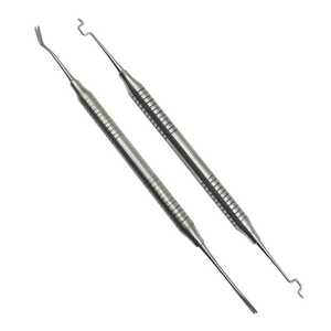 Juego de instrumentos quirúrgicos dentales manuales profesionales, de acero inoxidable de cirugía oral Kit, agarre ergonómico, certificado CE para extracción - Product Image 1