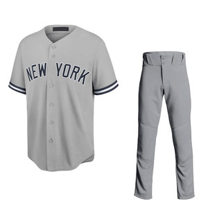 Ensembles d'uniformes de baseball et de softball personnalisés de haute qualité, imprimés, respirants, à séchage rapide, 100 % polyester 420g, tailles personnalisées - Product Image 1