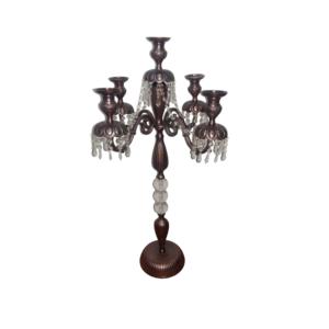 Bougeoir en métal pour la maison Jardin Vaisselle Bougeoir décoratif Bougeoir en aluminium plaqué or et argent - Product Image 4