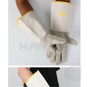 Gants de soudage en cuir de vache de haute qualité pour la protection des mains du soudeur gant de travail anti-brûlure, gants de soudage de sécurité - Product Image 2
