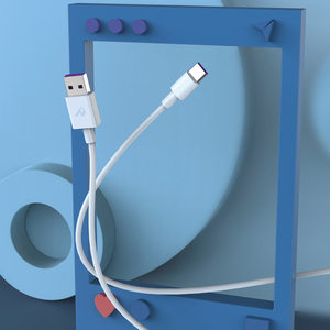 1M Cable de CARGA RÁPIDA 2 A CB-290 Blanco - Product Image 1