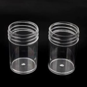 Frascos de plástico transparente pequeños de calidad premium, hechos de plástico PET transparente, para uso médico. - Product Image 1