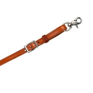 Harnais en cuir pour chevaux de course équestre de style occidental OEM avec 5 points de fixation et patchs en fourrure - Product Image 3