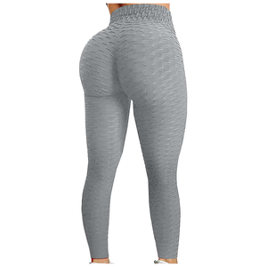 Pantalones de Yoga para ejercicio de levantamiento de cadera de burbuja para mujer, Fitness para mujer, correr, cintura alta, gimnasio, Fitness, deportes - Product Image 3