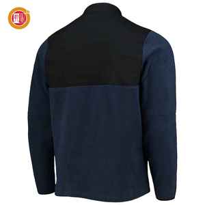 Sweat-shirt de sport pour hommes imprimé d'hiver tricoté en gros personnalisé 1/4 sweat à capuche de golf à fermeture éclair - Product Image 3