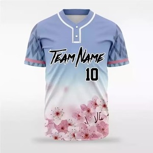 2024 nueva camiseta de béisbol y softbol americano camiseta sublimada blanca de secado rápido ropa deportiva cómoda - Product Image 5