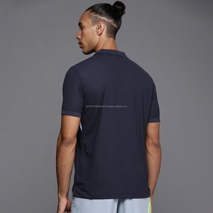 เสื้อโปโลผู้ชาย แขนสั้น แห้งเร็ว ลายทาง ทรงเข้ารูป ปักลาย เหมาะสำหรับเล่นเทนนิส กอล์ฟ - Product Image 2