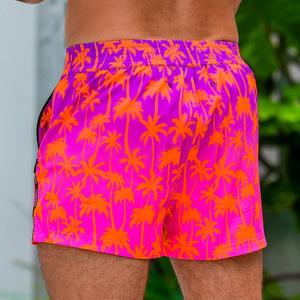 Shorts de basketball d'été pour hommes, en polyester maillé double couche, imprimés par sublimation, 5 pouces, avec poches, vente en gros - Product Image 3