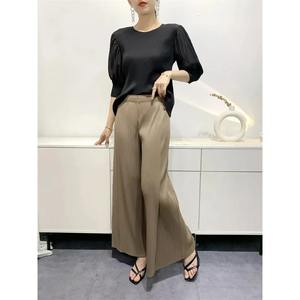 Pantalons de yoga pour femmes, taille haute, mi-taille, jambes larges, pantalons de sport pour activités de plein air, pilates, gym, course à pied - Product Image 5