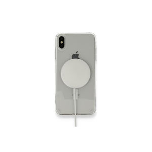 Coque rigide transparente gaufrée compatible MagSafe pour iPhone XS 5.8 – Protection arrière transparente pour téléphone portable - Product Image 3