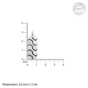Colgante Humble para Él, Plata Oxidada, Perla de Agua Dulce, Diamante, Baño de Rodio, Cadena de Caja, Oro Rosa, Estilo Moderno para Compromiso - Product Image 5