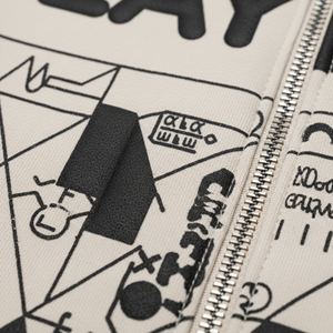 เสื้อฮู้ดดี้ผู้ชาย น้ำหนัก 500 กรัม ผ้าโพลีเอสเตอร์/คอตตอน เฟรนช์เทอร์รี่ ทรงหลวม แบบครอป 3 มิติ สำหรับงานปัก เสื้อพูลโอเวอร์ ฤดูหนาว - Product Image 5