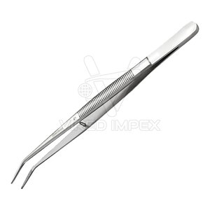 แหนบปลายแหลมคุณภาพสูง แหนบปลายแหลมสแตนเลส แหนบปลายแหลมสกรีนโลโก้ - Product Image 1