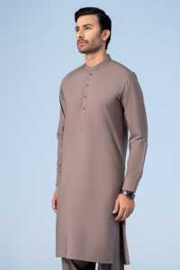 Meilleures ventes en gros de Shalwar Kameez pakistanais élégants costumes pour hommes Kurta Eid Shalwar Kameez été hiver costumes ethniques OEM - Product Image 2