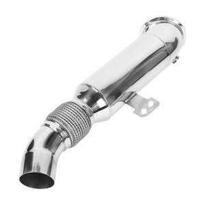 Tuyau de descente d'échappement pour moteur Toyota Supra B58 2020 "4.5" 4.5 pouces tuyau de descente T-304 d'échappement en acier inoxydable USA STOCK - Product Image 1